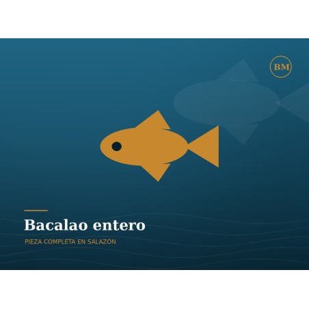 Bacalao entero en salazón 2,5 kg | Bacalao Maribel