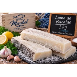 Lomo de bacalao en salazón | Bacalao Maribel