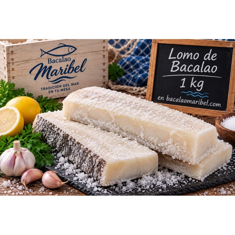 Lomo de bacalao en salazón | Bacalao Maribel