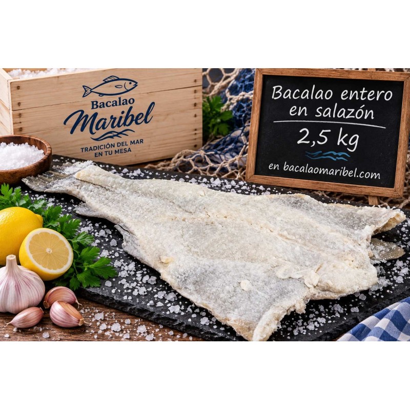 Bacalao entero en salazón | Bacalao Maribel