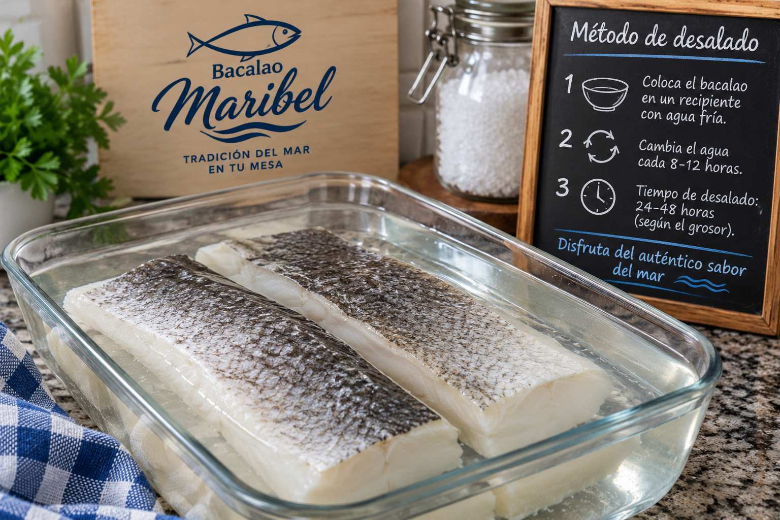 Cómo desalar el bacalao en casa